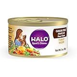 Halo Holistic Wet Cat Food, Grain Free Turkey, 3 OZ of Canned Cat Food, 12 Cans