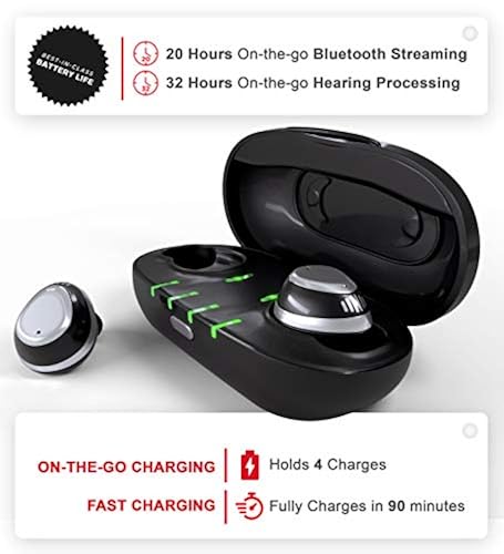 Nuheara IQbuds Intelligent Wireless Earbuds with Super Intelligent