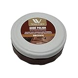 W Shoe Care Brown Boot & Shoe Shine Polish,50ml