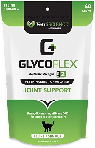 VetriScience Laboratories GlycoFlex 2 Bite-Sized Cat Chews, 60 count