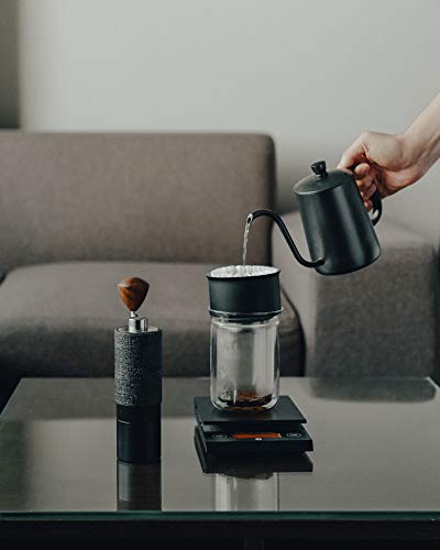 Normcore Manuelle Kaffeemühlen - Premium Kaffeemühle manuell aus Edelstahl kegelmahlwerk Mahlwerk - Stufenlose… – Bild 4