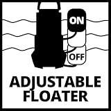 Einhell Dirty Water Pump 900W 2-in-1 Submersible 18,000 L/h GC-DP 9035N view 10