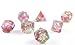 Polyhedral Gaming Dice Complete Sets of 7-Die Dice - D4 D6 D8 D10 D12 D20 & Percentile Dice – Great for Tabletop, Roleyplaying & DnD Games, Math & MTG (Purple/Green)