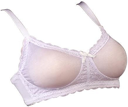 Transform See-Through sheer Pocket Mastectomy bra - 44DD - White