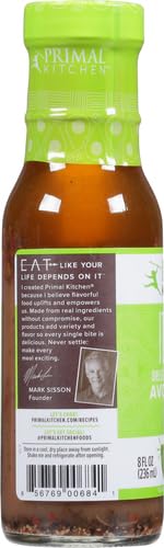 PRIMAL KITCHEN ITALIAN VINAIGRETTE & MARINADE SALAD DRESSING MADE WITH AVOCADO OIL, WHOLE30 APPROVED, CERTIFIED PALEO, AND KETO CERTIFIED, 8 FLUID OUNCES