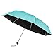 Plemo Umbrella Tiffany-blue Travel Compact Lightweight Ultra Mini Pocket Size Anti-UV Parasol Windproof Umbrella, 34.6 Inch