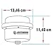BOCCHERINI 110V Electric Instant Hot Water Shower Head Heater + FREE wall support/tube Included FUSION (With bidet shower head)