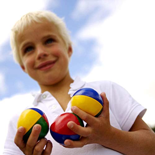 Odowalker 6 Pcs Juggling Balls Set for Beginners Multi-Colored Juggling Balls, Mini Durable Juggle Ball Kit Professionals Learning Toy, Soft Easy Juggle Ball, Best Gift for Adults