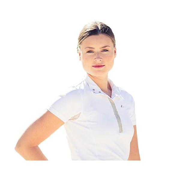 Horze-Allison-Womens-Functional-Show-Shirt-White