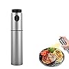 Olijfoliesproeierfles, 100 ml roestvrij stalen oliesproeier voor koken, koken salade bakken roosteren keukengereedschap
