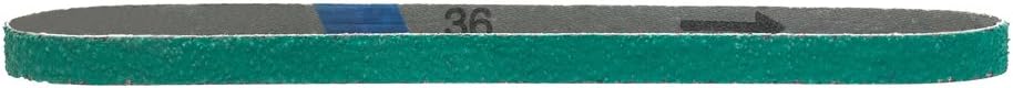 Bosch 2608608Y56 "Y580" Sanding Belt for K80 Stainless Steel, 0 V, Green, 13 x 610 mm