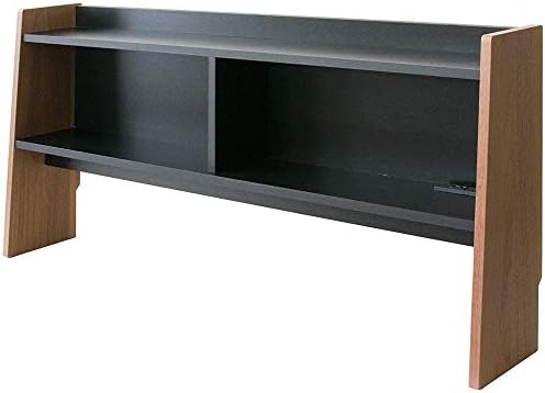 宮武製作所 後付けヘッドボード Muur 幅100 5 奥行き17 高さ50cm ブラウン 2口コンセント付き Hb 1000