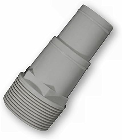 Model 8905G 1-1/4" thru 1-1/2" Hose Adapter for Pumps and Skimmers, Grey