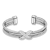 UNY Fashion jewelry Brand Cable Wire Retro Antique Bangle Elegant Beautiful Valentine Mothers day Gift (ONE TONE)