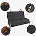 Henkelion Dog Seat Cover for Back Seat, Dog Car Seat Covers for Dogs Pets, Car Hammock for Dogs, Bench Rear Seat Cover for Dogs, Waterproof Protective Dog Seat Covers for Cars SUV Trucks - Black