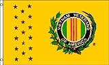 Vietnam War Veterans Flag (Yellow) 3x5ft Poly