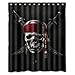 Custom Pirate WaterProof Polyester Fabric Shower Curtain Size 60 x 72 Inches