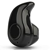 Invisible Sport Bluetooth Headset, Novpeak Mono Small Wireless Bluetooth Headphones Earbuds Earphones with Mic for Running Music iPhone 7 7 Plus 6 6s Samsung LG IOS Android CellPhones Black (Style 2#)