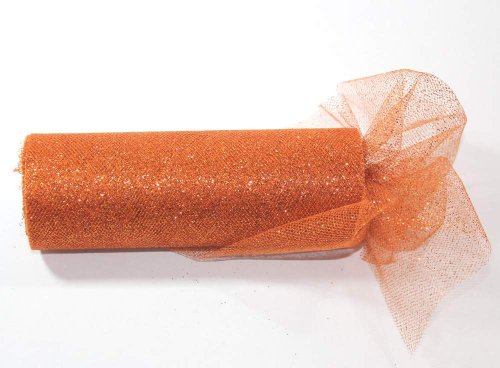 *SALE* 9 GLITTER Tulle Rolls each one 6" By 30 Ft
