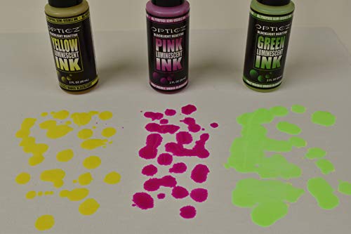 Blacklight Reactive Luminescent Ink Sampler Pack