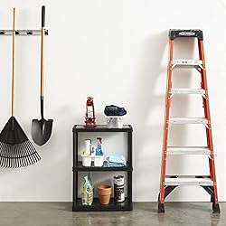 Gracious Living 3 Shelf Fixed Height Solid Light