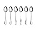 Artaste Rain 18/10 Stainless Steel (Silver (Set of 6), Espresso Spoon (4.85-Inch))