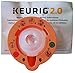 Keurig 4335457458 B01MXFTW88 2.0 Needle Cleaning Tool, kkk Orange (2 Pack)
