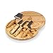 PICNIC TIME NFL Circo Cheese Board and Knife Set, Charcuterie Board Set, Wood Cutting Board, (Parawood)