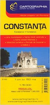 Constanta Romanian City Map City Map 9789633531495 - 