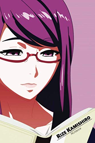 Rize Kamishiro Notebook Anime Lover Notebook 1 Squared Pages 6 X 9 Gift School Office Tokyo Ghoul Rize Kamishiro Lover Education Anime Amazon Com Books