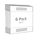 Wall Mount Acrylic Sign Holder with Tape Adhesive for Office, Home, Store, Restaurant, No Drilling - Horizontal (5x7)