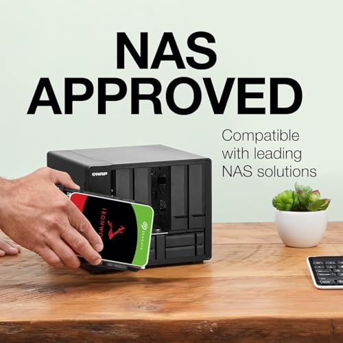 Seagate IronWolf 12TB NAS Internal Hard Drive HDD – CMR 3.5 Inch SATA 6Gb/s 7200 RPM 256MB Cache for RAID Network Attached Storage (ST12000VNZ008/ST12000VN0008)