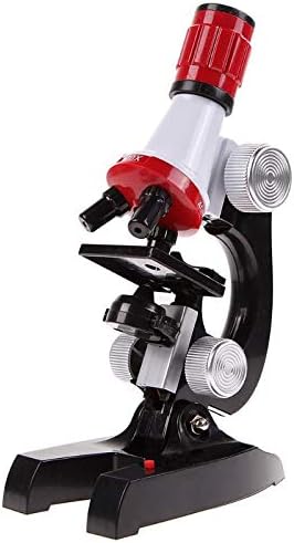 Aroong Microscope for Children Kids Microscope Beginner Microscope Kit 100X, 400x, 1200x Magnification kids Science Toys