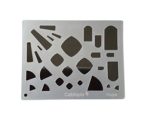 Cabtopia -- Lapidary Jewelry Design Template Stencil