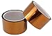 (2-Pack) 1 Mil Hi-Temp Kapton Tape (144 Yards Total); 2 Roll Set of Polyimide Film Tape for 3D Printing, Soldering, Insulating Circuit Boards & More! (2 Inch)