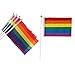 20 Piece Set of Mini Rainbow Flags - 8