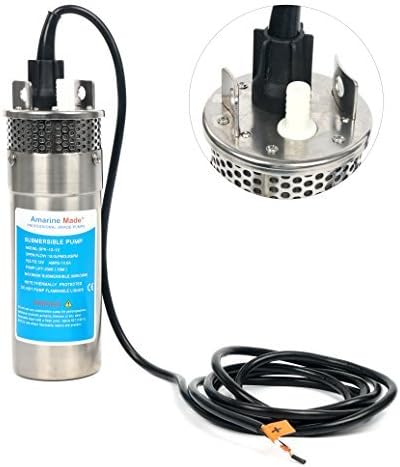 Amarine-made 12V Stainless Shell Submersible 3.2GPM 10A Deep Well Water DC Pump/Alternative Energy Solar Battery - Image 3
