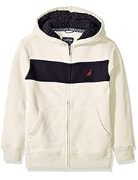 Nautica Boys 'Expedition Sherpa Fleece Full Zip Sudadera con capucha