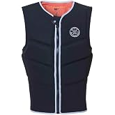 Mystic 2022 Foil Kite Surfing Front-Zip Impact Vest - Black 220140 M