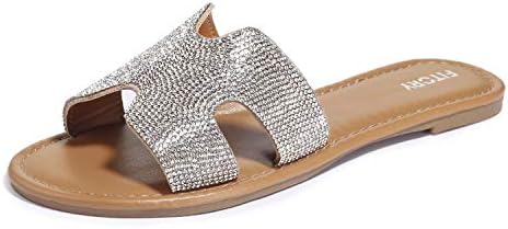 silver flat sandals size 11