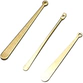 60 Pieces Brass Pendant for Jewelry Making Long-Water-Droplet-Shape Necklace Bracelet Earring Pendants Charms Metal Bar Charms for Earrings Bracelet Necklace Jewelry Making, 3 Styles