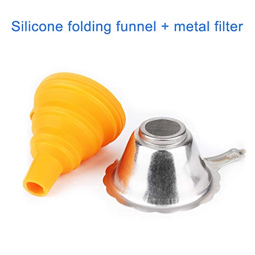 Nicknocks Metal UV Resin Filter Cup+Silicon Funnel Disposable for ANYCUBIC Photon SLA 3D Printer