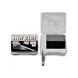 HiSupply SK-5 High Carbon Steel #11 Craft Blades | Fine Point Cutting Precision for Scrapbooking, Arts & Crafts | Fits All Hobby Knives | Pack of 100 Refill Replacement with Storage Case
