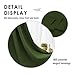 FLOWEROOM Blackout Curtains Thermal Insulated Draperies with Grommet for Living Room, Olive Green Curtains, 52 by 84 inch, 2 Panels