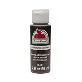 Apple Barrel Acrylic Paint in Assorted Colors (2 oz), 20258, Melted Chocolate