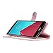 AceAbove LG G4 Case, LG G4 Wallet Case Book Cover Case with Premium Soft PU Leather with Stand Flip Cover and Credit Card Id Holders (Pink/White)