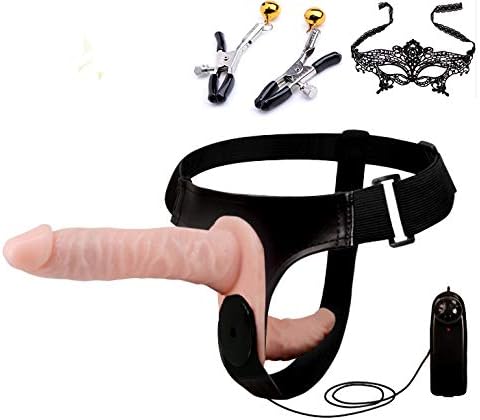 Waist Strap On Harness with Double Heads for Role Color Nude