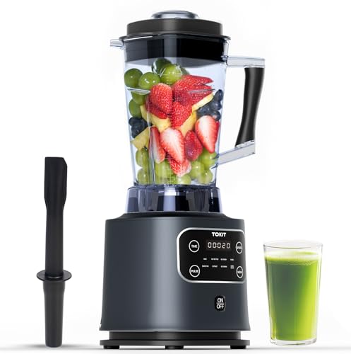 8-EN-1 Standmixer 2000ML, Hochleistungsmixer Pro 1400W Metallmaterial mit Touch LCD und 8 Menüs und 9 Geschwindigkeiten Eisbrecher für Küche Shakes, Smoothies, Eiscrushen