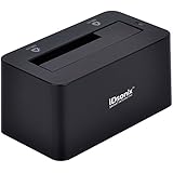 iDsonix Tool Free USB 3.0/2.0 to SATA 2.5/3.5 Inch Hard Drive Docking Station with 3.3 Feet USB 3.0 Cable for HDD/SSD - Black