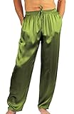 Nyteez Men's Silk Pajama Bottoms Lounge Pants